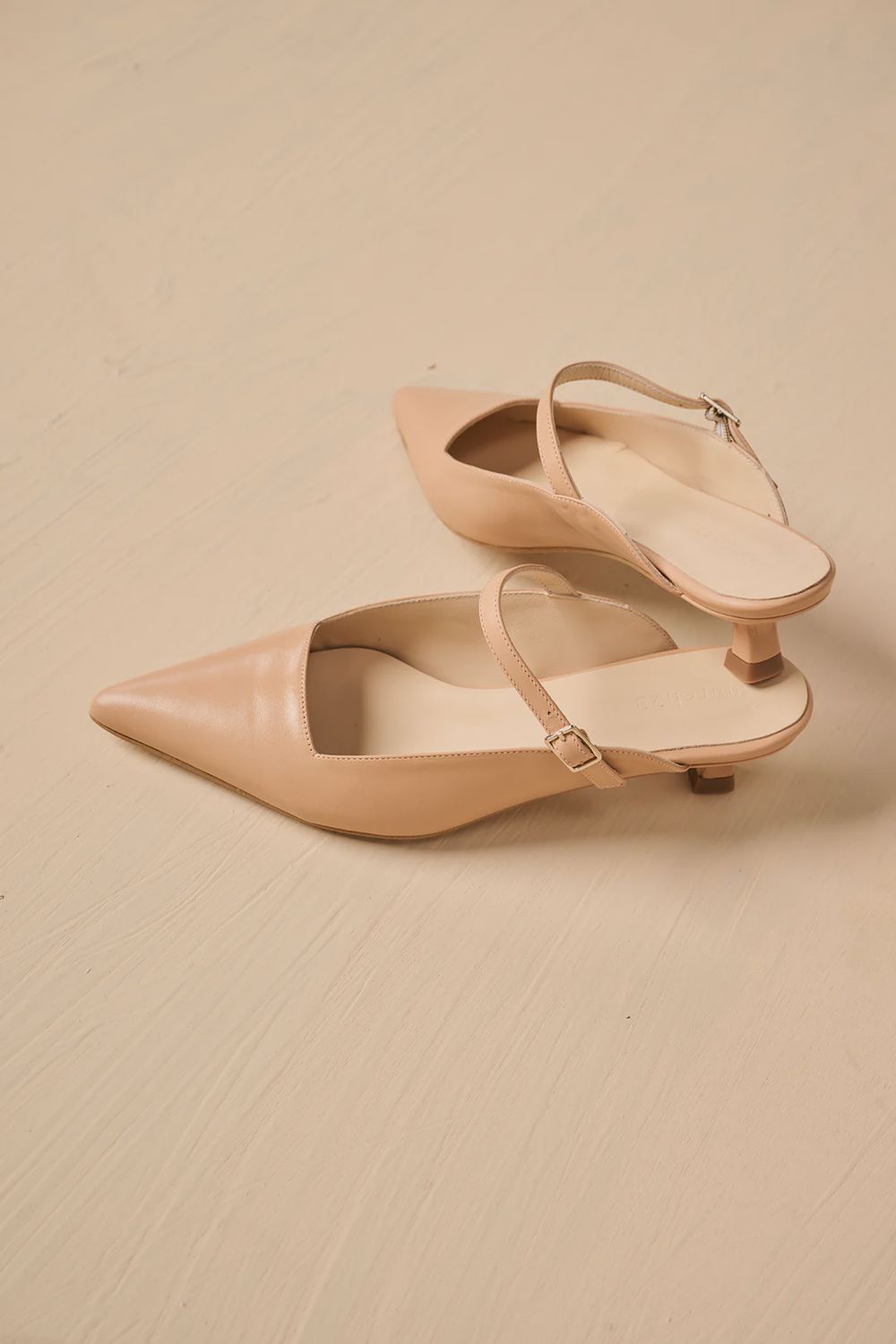 Slingback Joanne - Nude Leather
