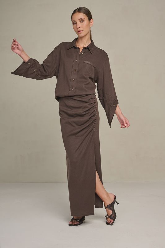Skirt Constanza - Chocolat