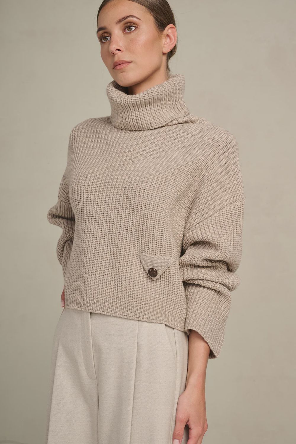 Pull Ami Merino, Colour: Clay, Size: XS