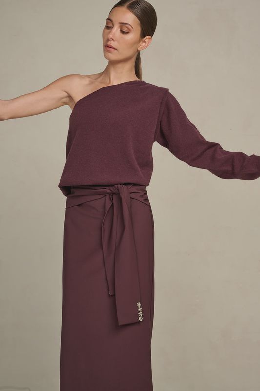 Pull Alegra Woolblend - Barolo