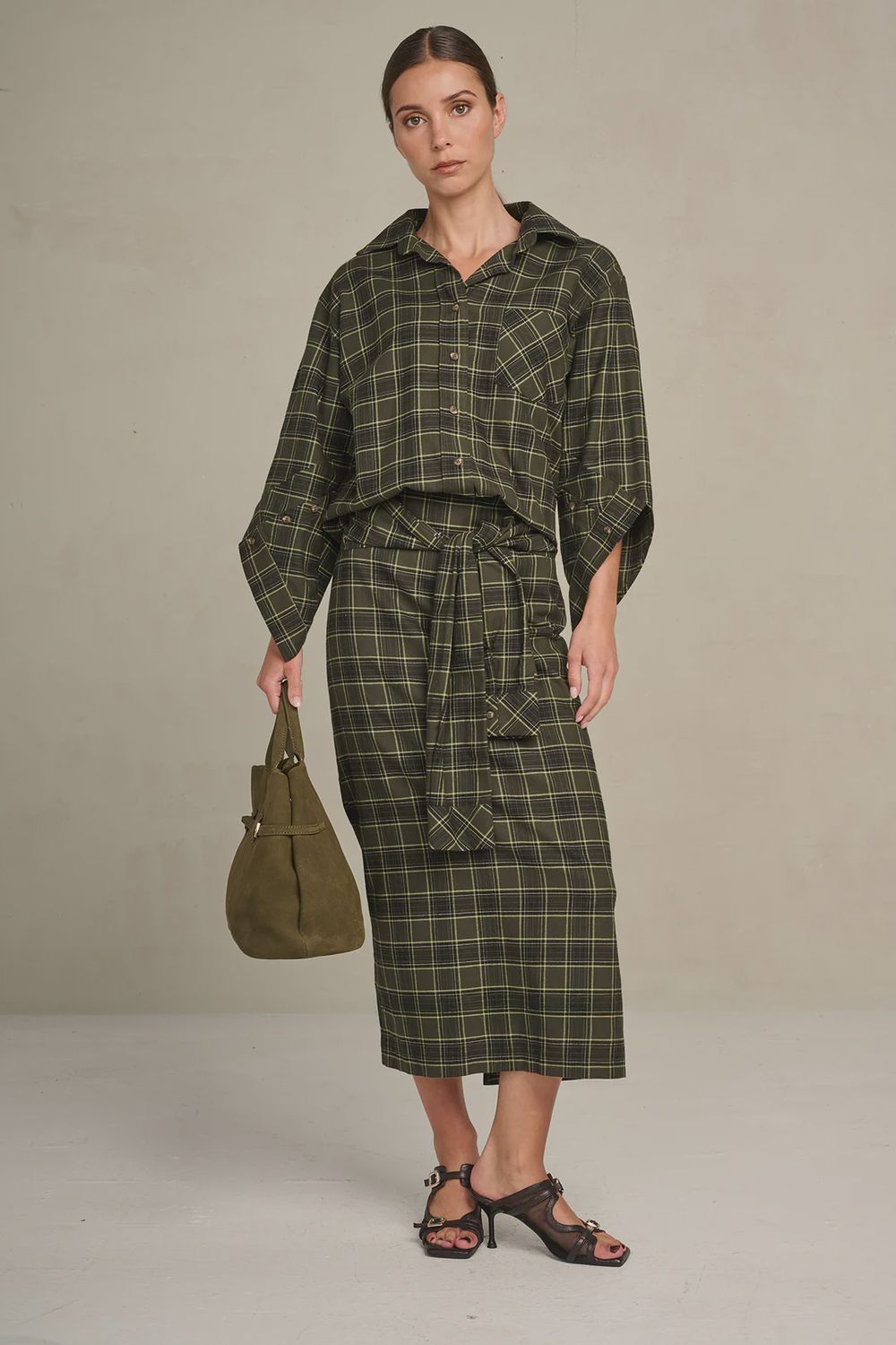 Skirt Claudia - Faded Green