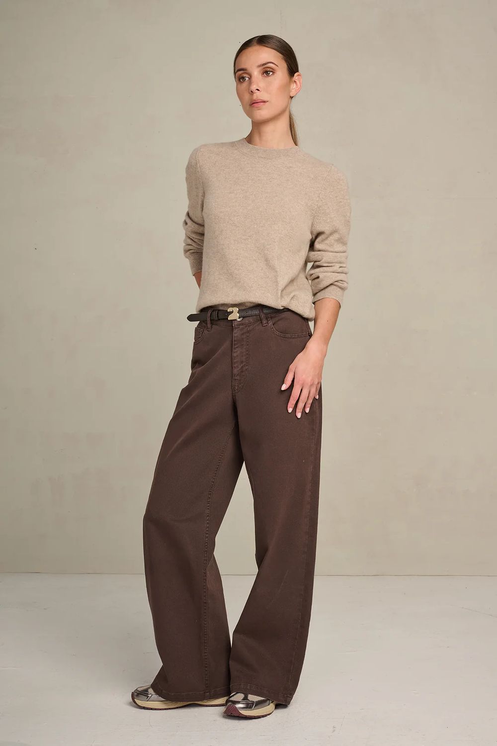 Trousers Enrica - Chocolat