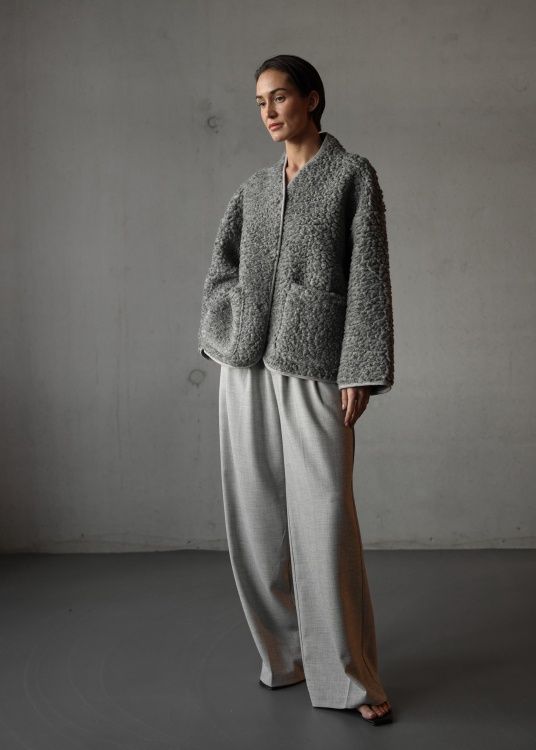 Pants Amari&#39;CL - Light Grey Melee