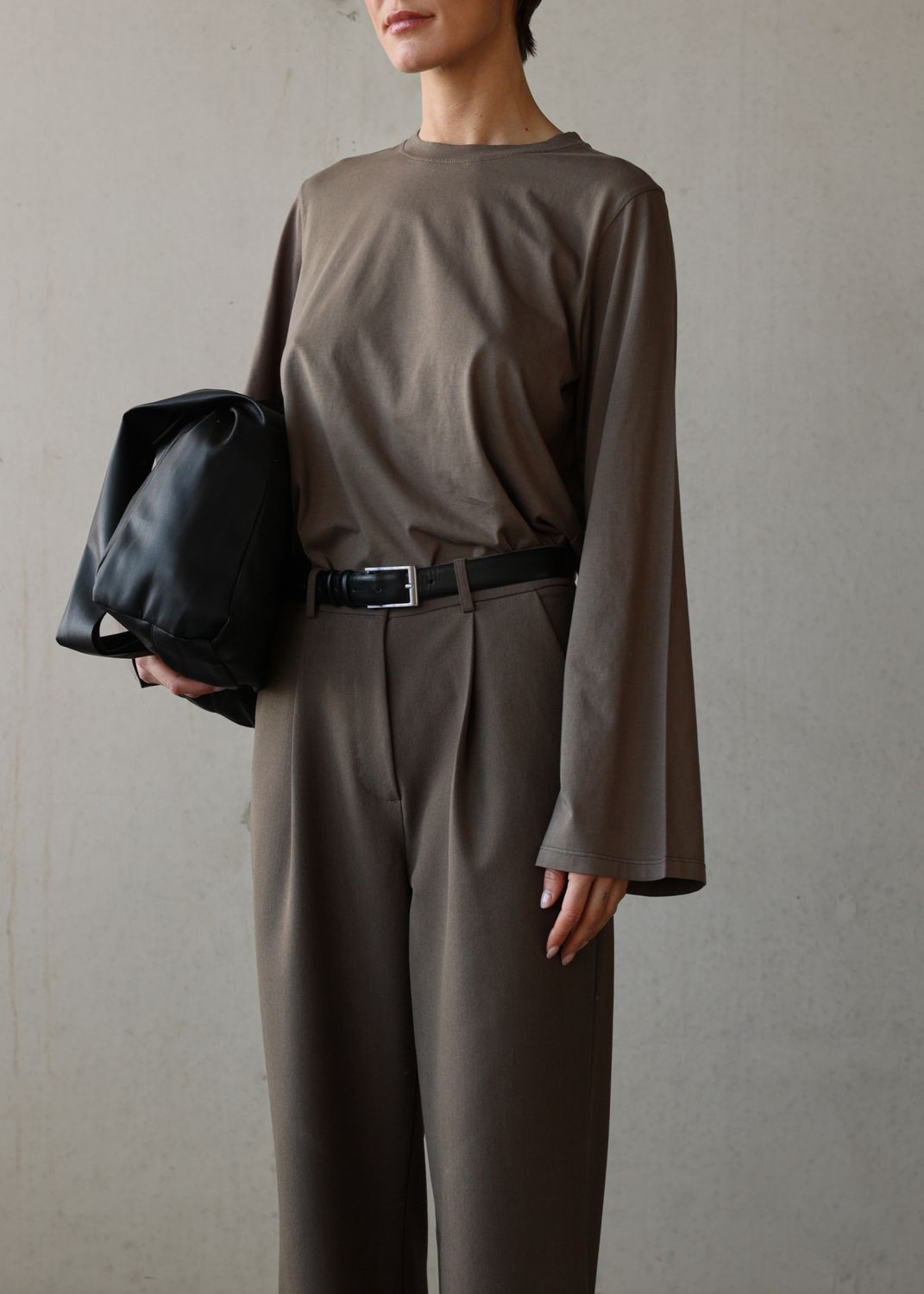Longsleeve Raiza&#39;CL - Coffee