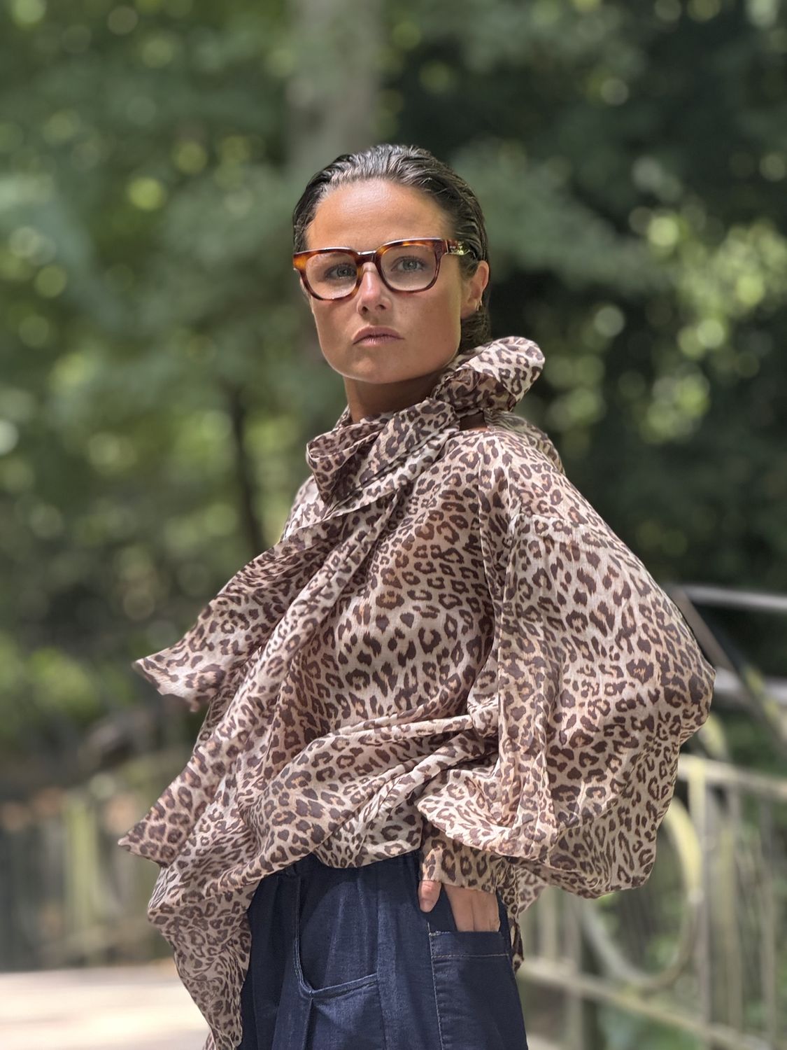 Top Lantera - Leopard