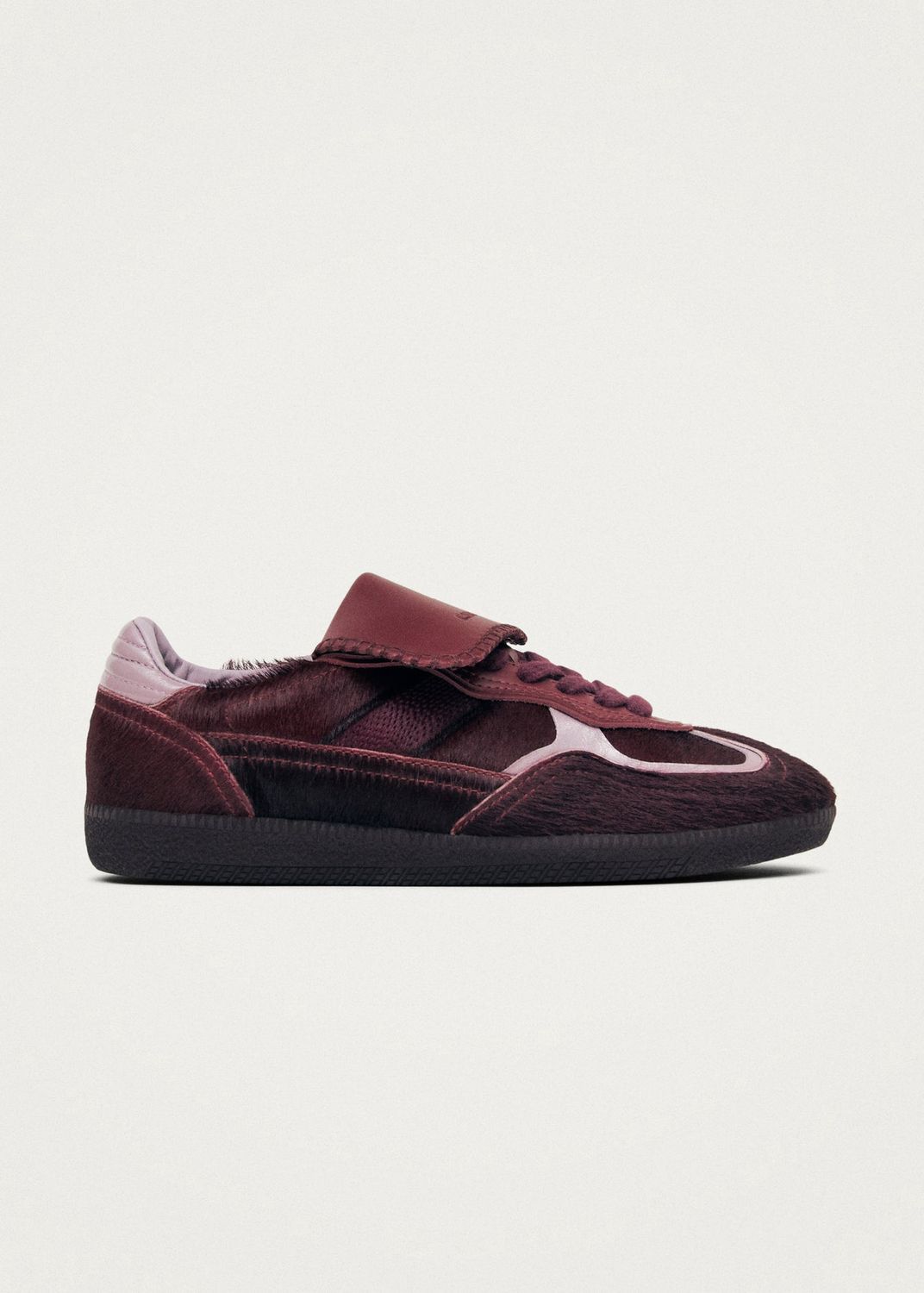 Club Soft  Burgundy Leather Sneakers