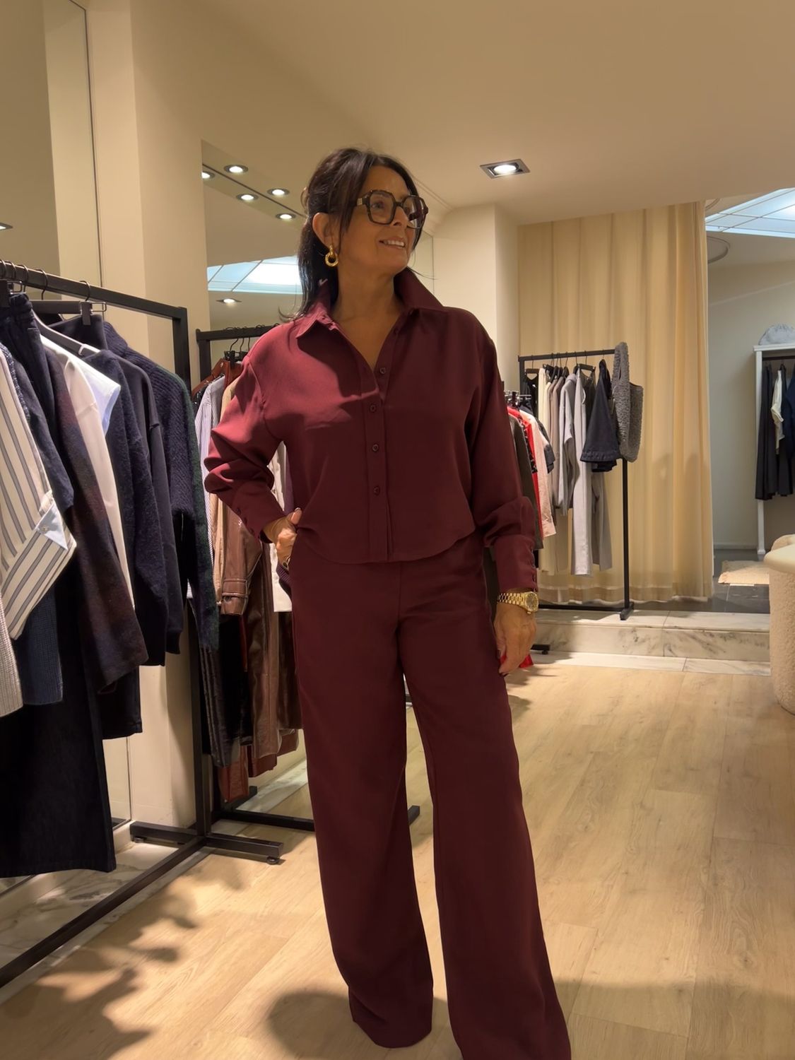 Pants Ester - Bordeaux