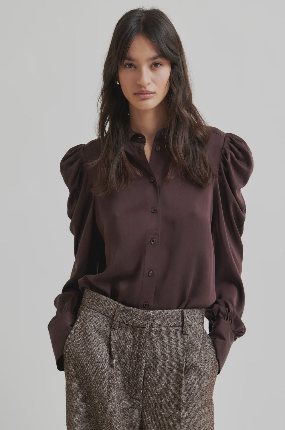 Samanta Skirt - Chocolate Plum