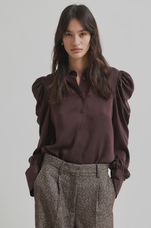 Samanta Shirt - Chocolate Plum