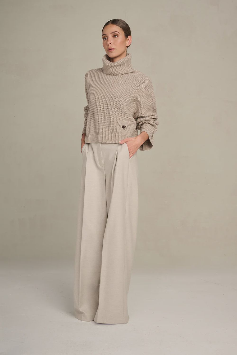 My Trousers Edith - Clay Suiting Blend