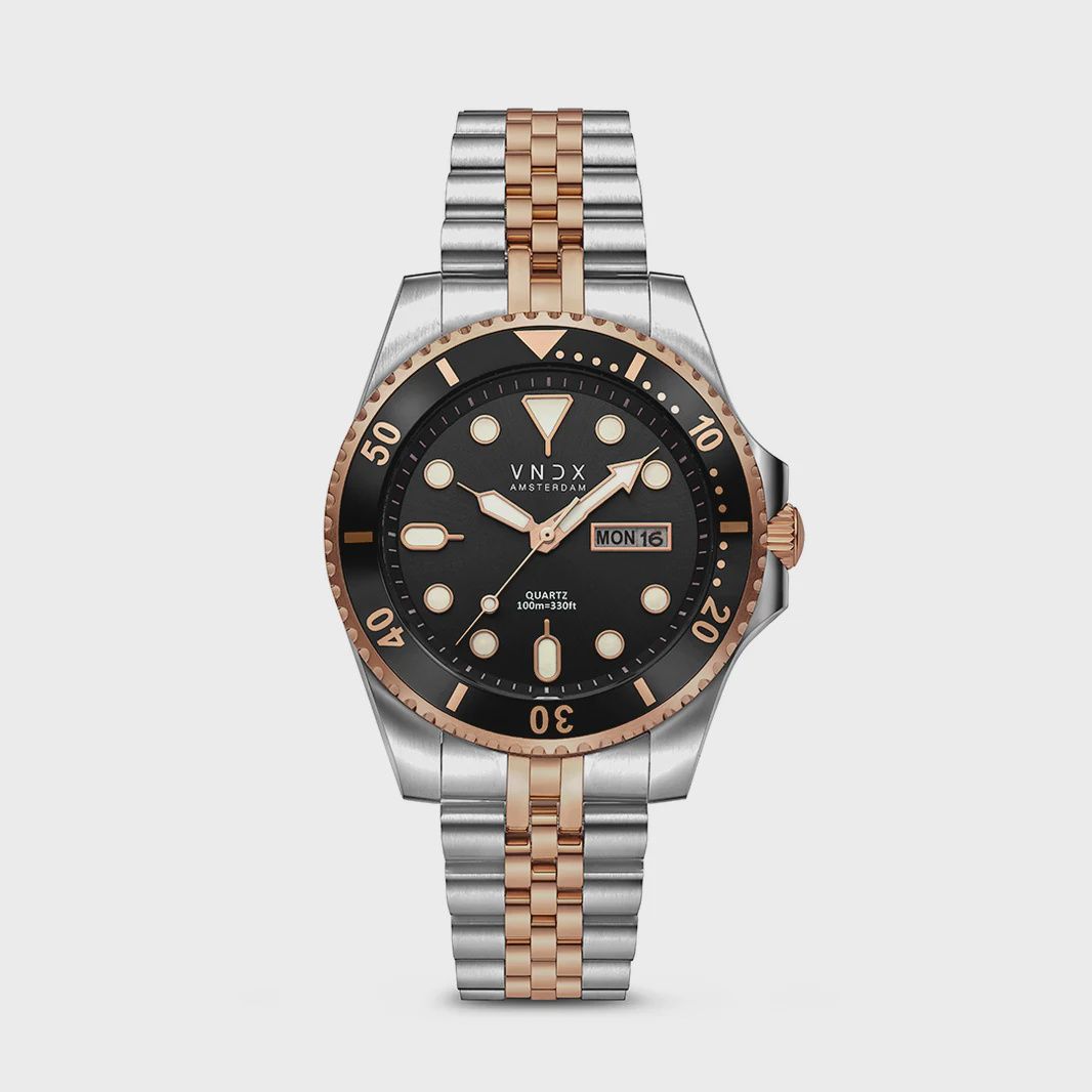 AMS. LXRY. Zilver Rosé Zwart