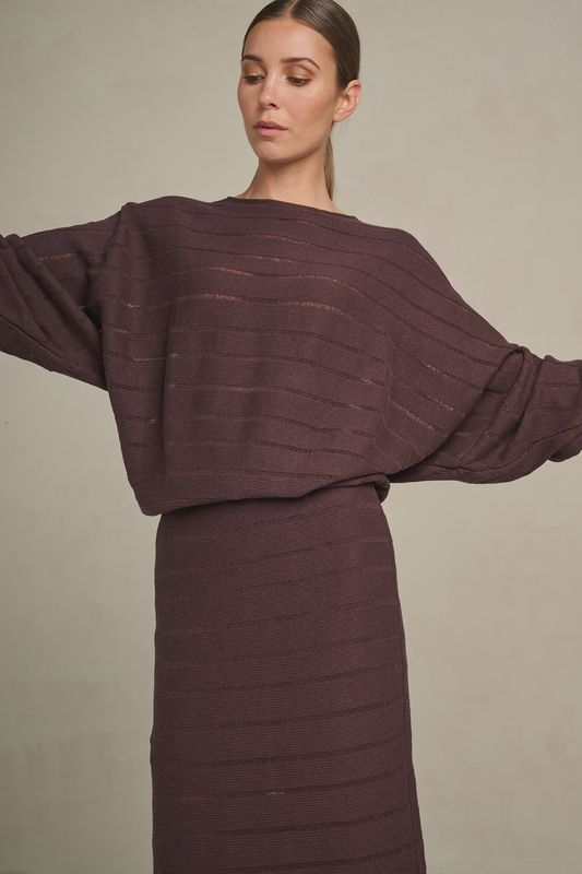 Blouse Glenna - Chocolat