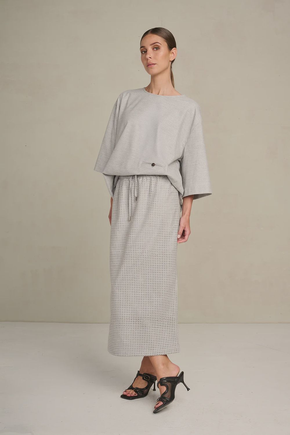 Skirt Chiara - Silver Grey