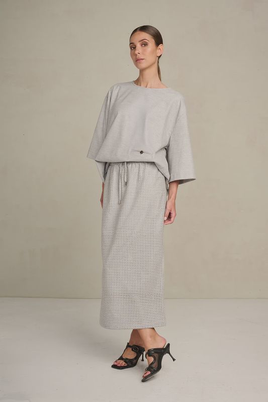Skirt Chiara - Silver Grey