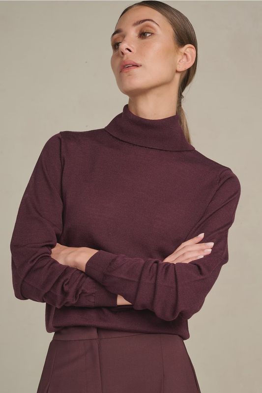 Pull Azura Woolsilk - Chocolat