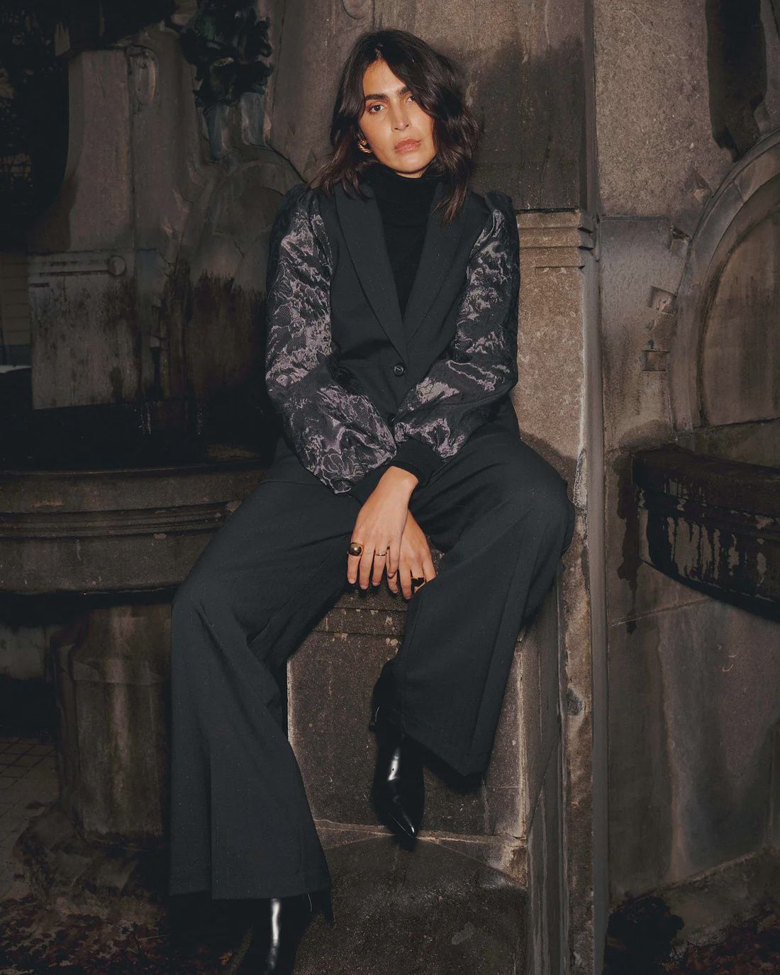 Blazer Met Bloemenprint