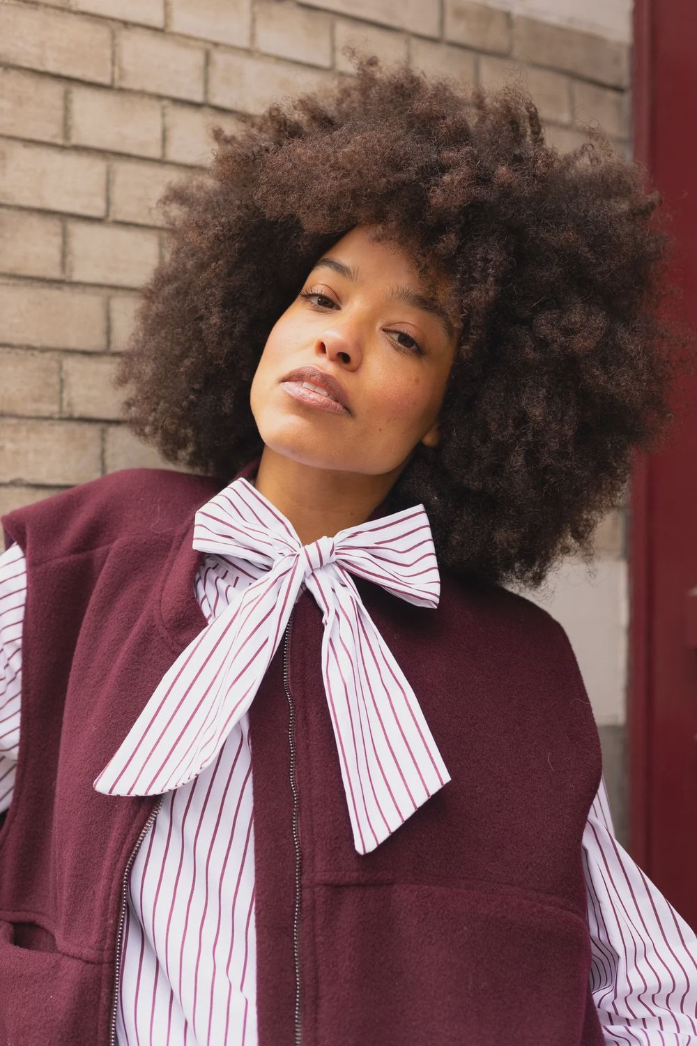 Cam Leata - Bordeaux Stripes