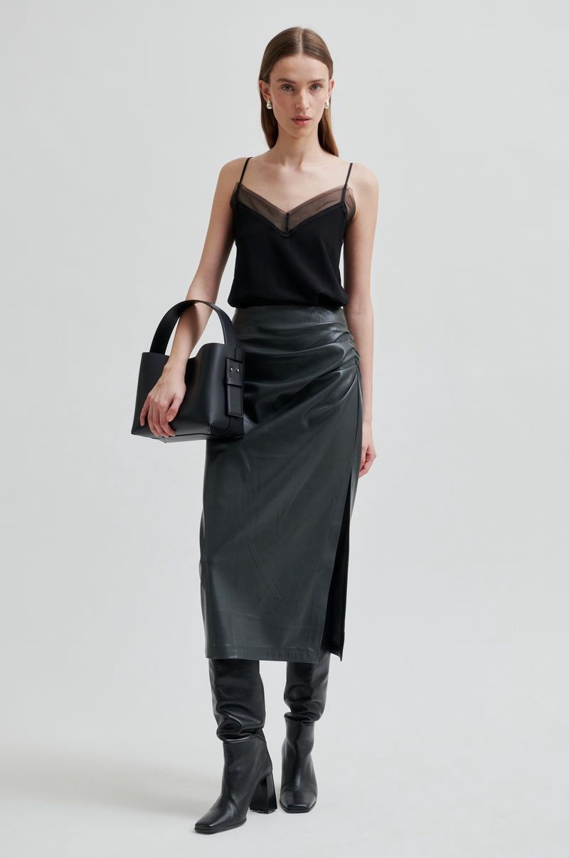Seerie Skirt - Black Sand