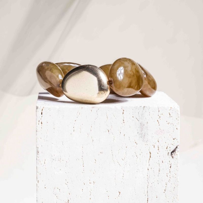 Calliope Khaki Kraag Armband