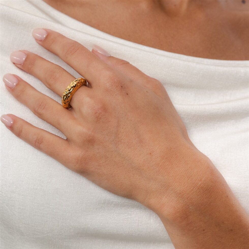 Petra Gold Structure Ring