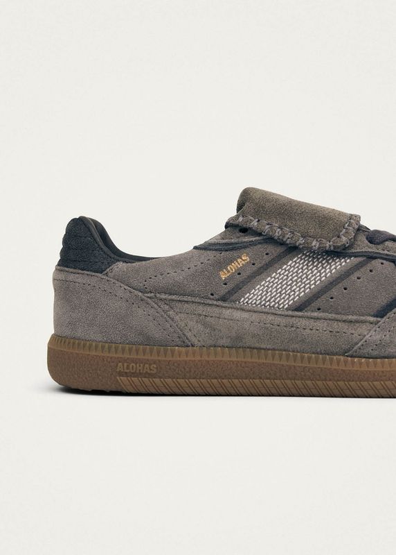Club Suede Dark Grey Leather Sneakers