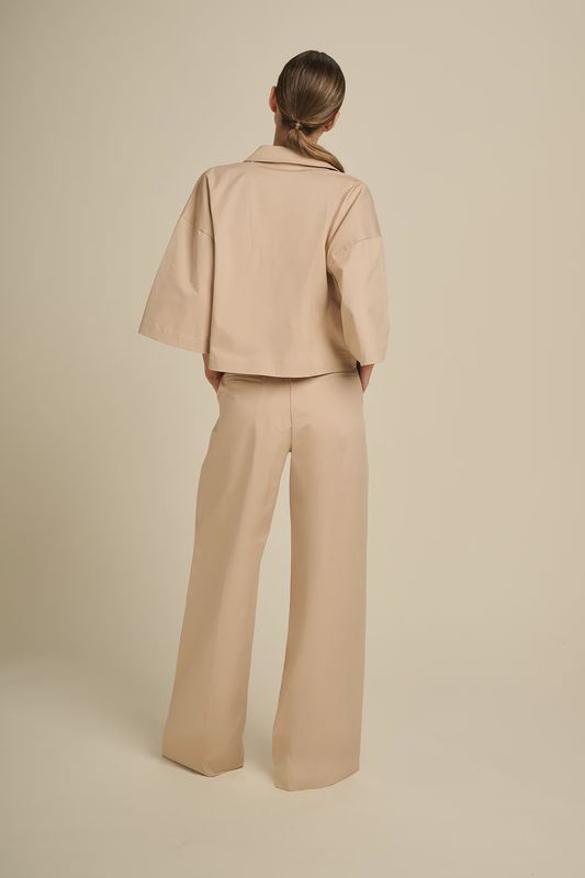 Blouse Nox - Beige Tech Cotton