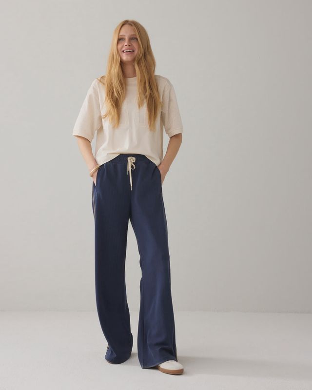 Top Mesh and Jersey - ivory