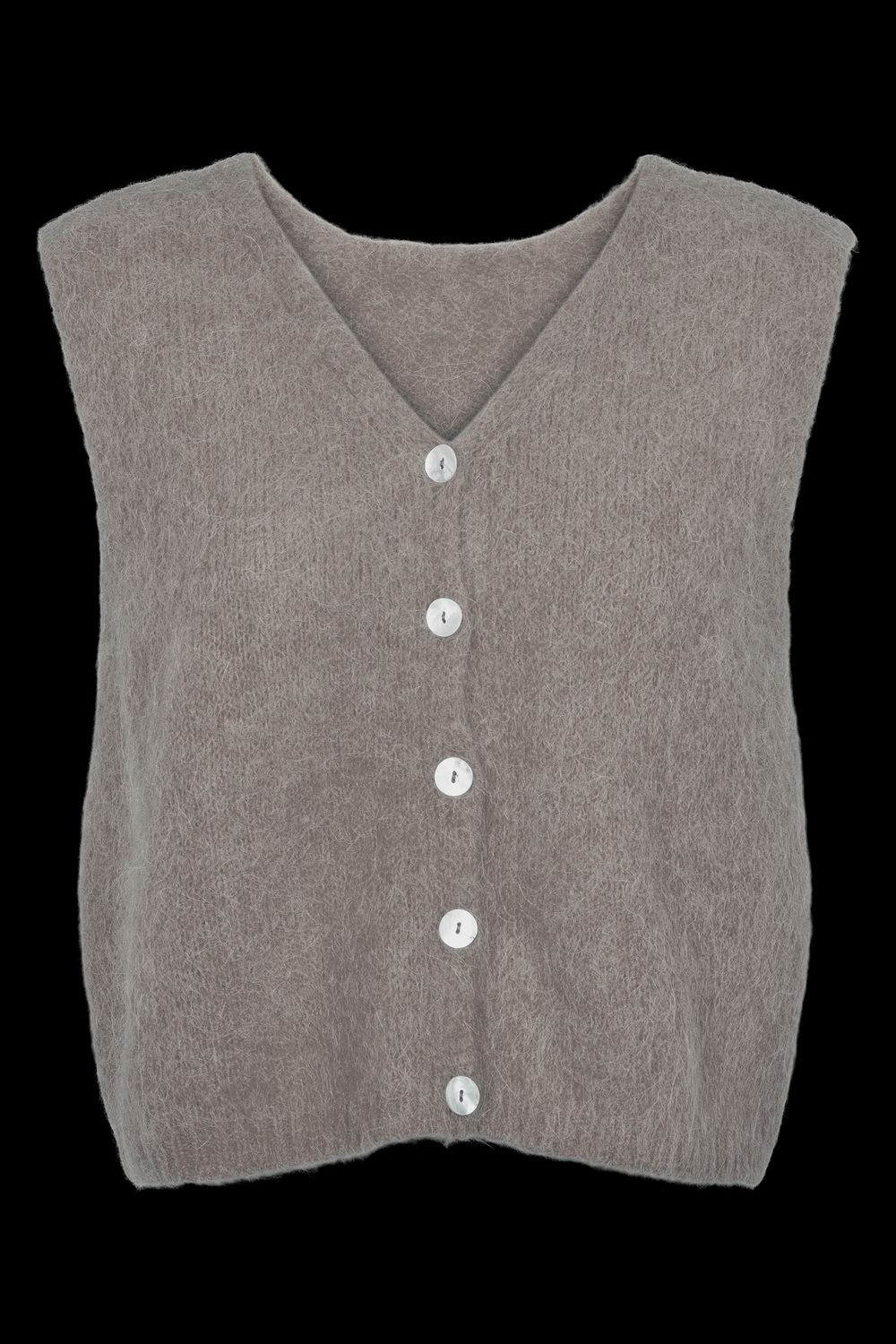 Telma Vest, Colour: Light Grey, Size: S
