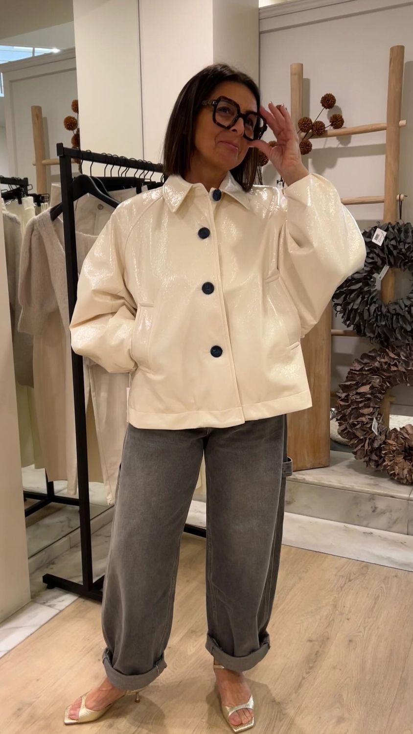 Sky Short Coat - Ecru