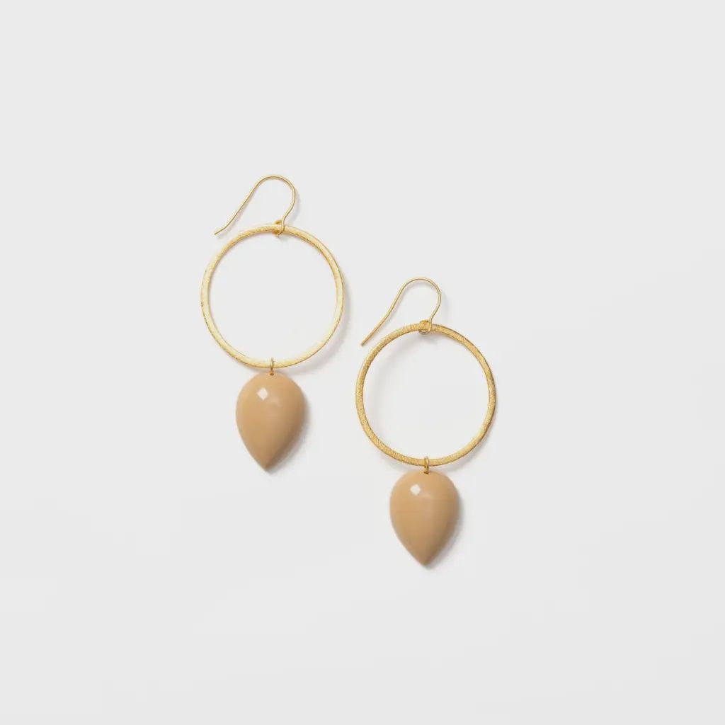 Vista Earrings - Beige