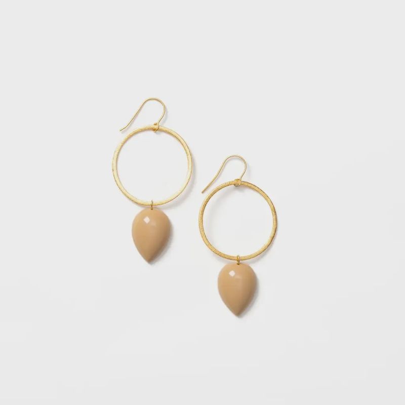 Vista Earrings - Beige