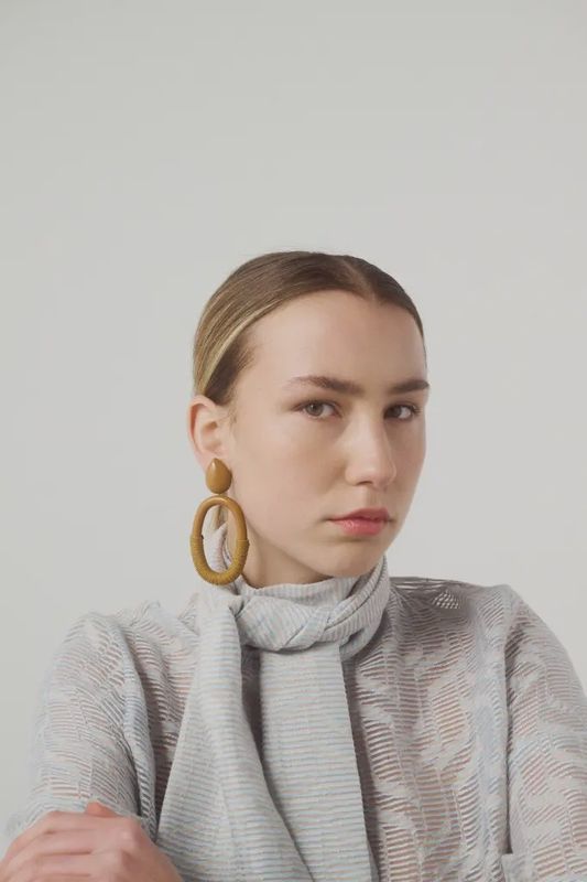 Zola Earrings - Cognac
