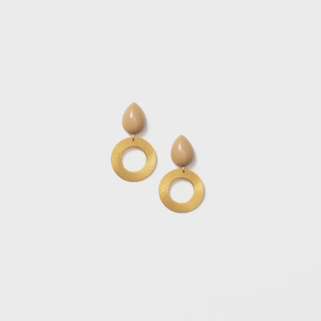Glimp Earrings - Beige