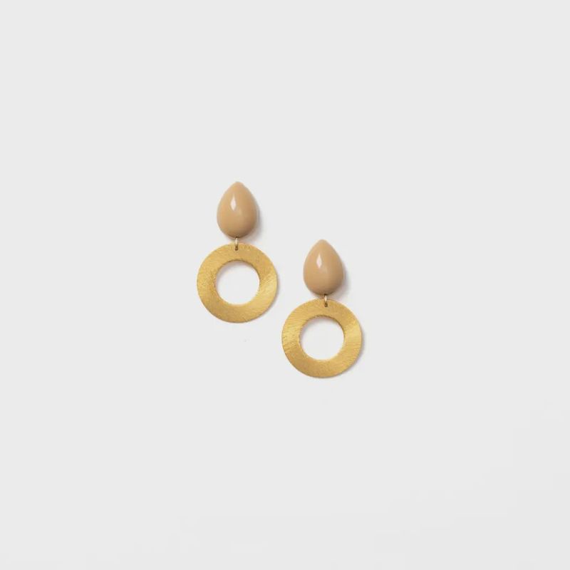 Glimp Earrings - Beige