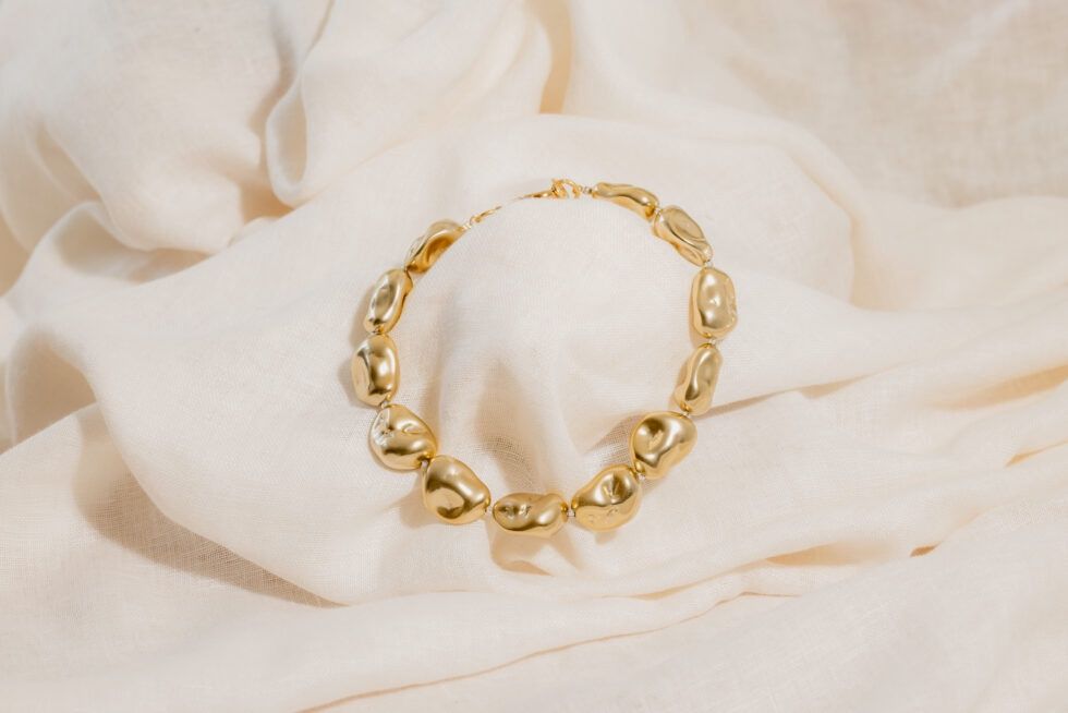 Statement Necklace Oceane, Colour: Gold