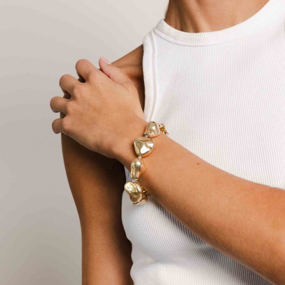 Bracelet Oceane, Colour: Gold