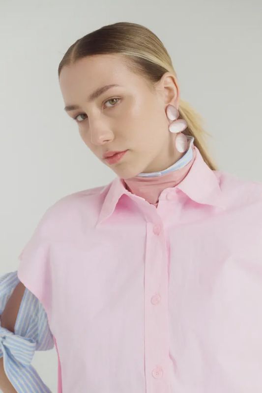 Pastelle Earpost - Pink