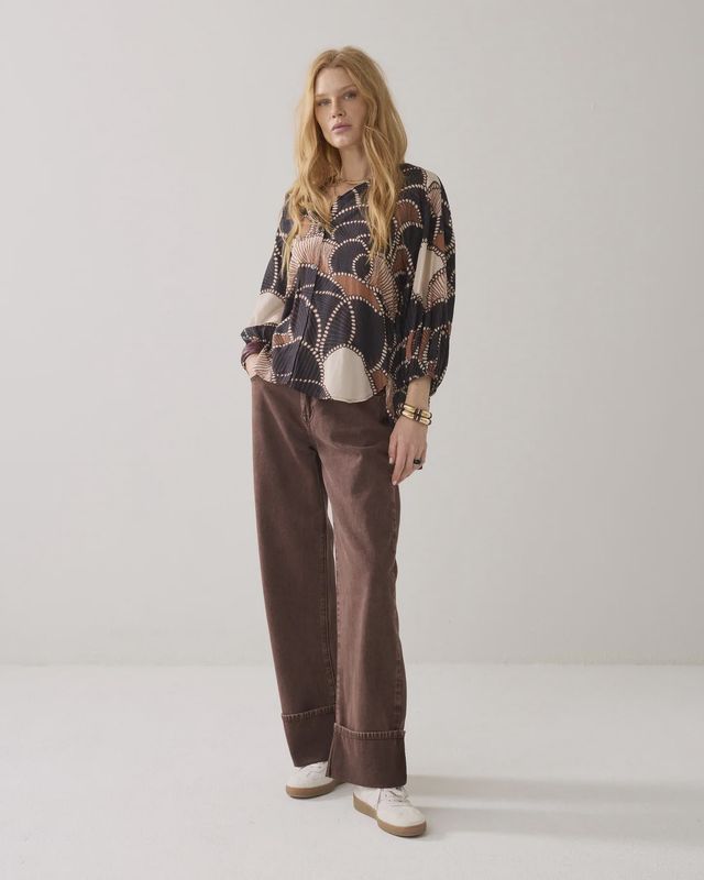 Blouse All Over - multicolour