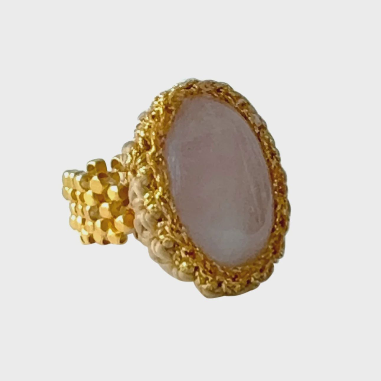 Ring Jules XS - rose quartz