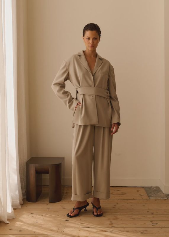 Blazer Berat'CL - green taupe