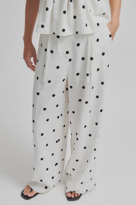 Salliy Trousers - white alussum