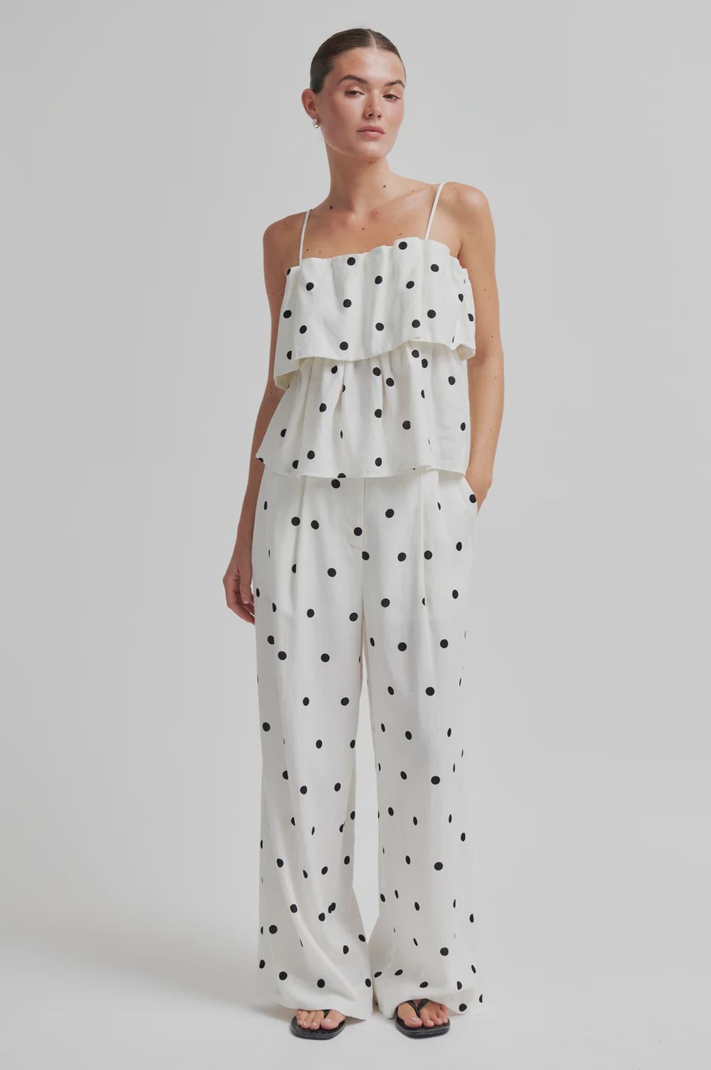 Salliy Trousers - white alussum