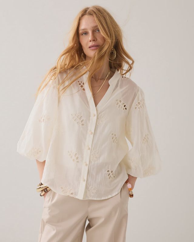 Blouse Rom - ivory