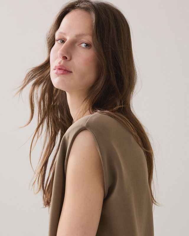Top Soft Scuba - dark clay