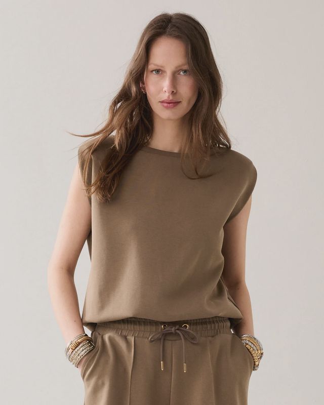 Top Soft Scuba - dark clay
