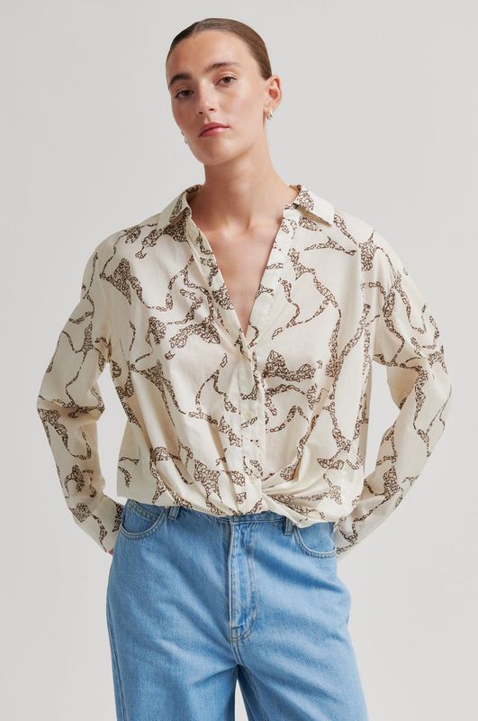 Soil Twist Shirt - eggnog