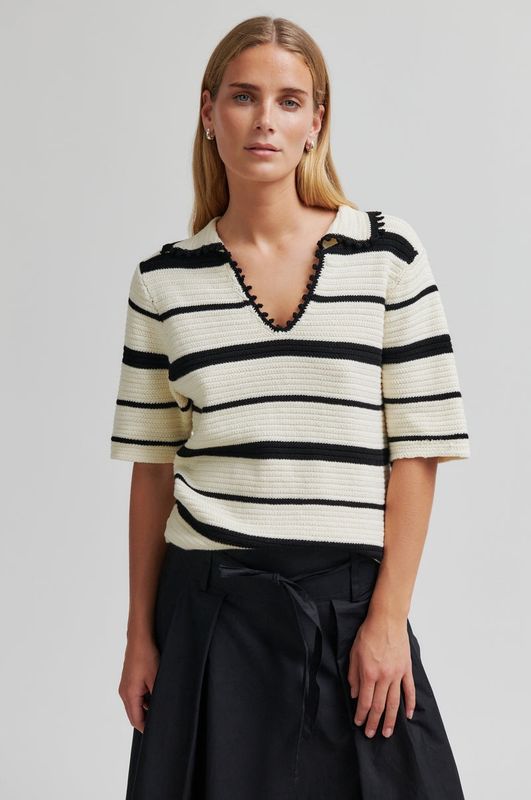 Susi Knit Collar - eggnog