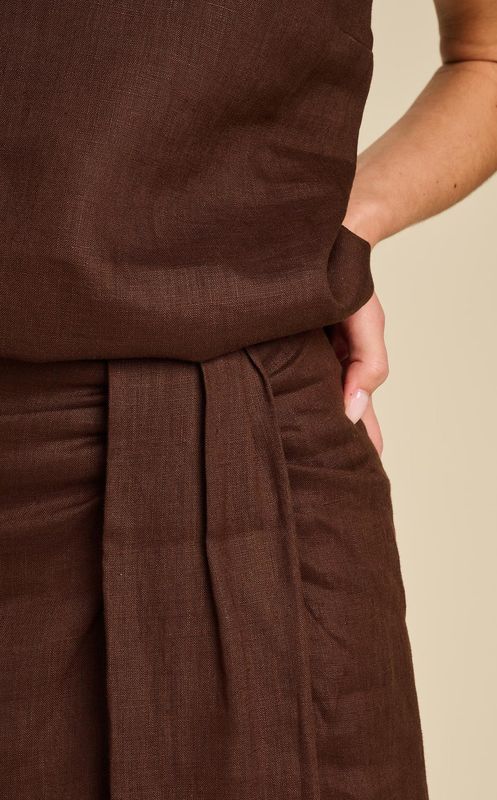 Skirt Limit Linen - Bronze