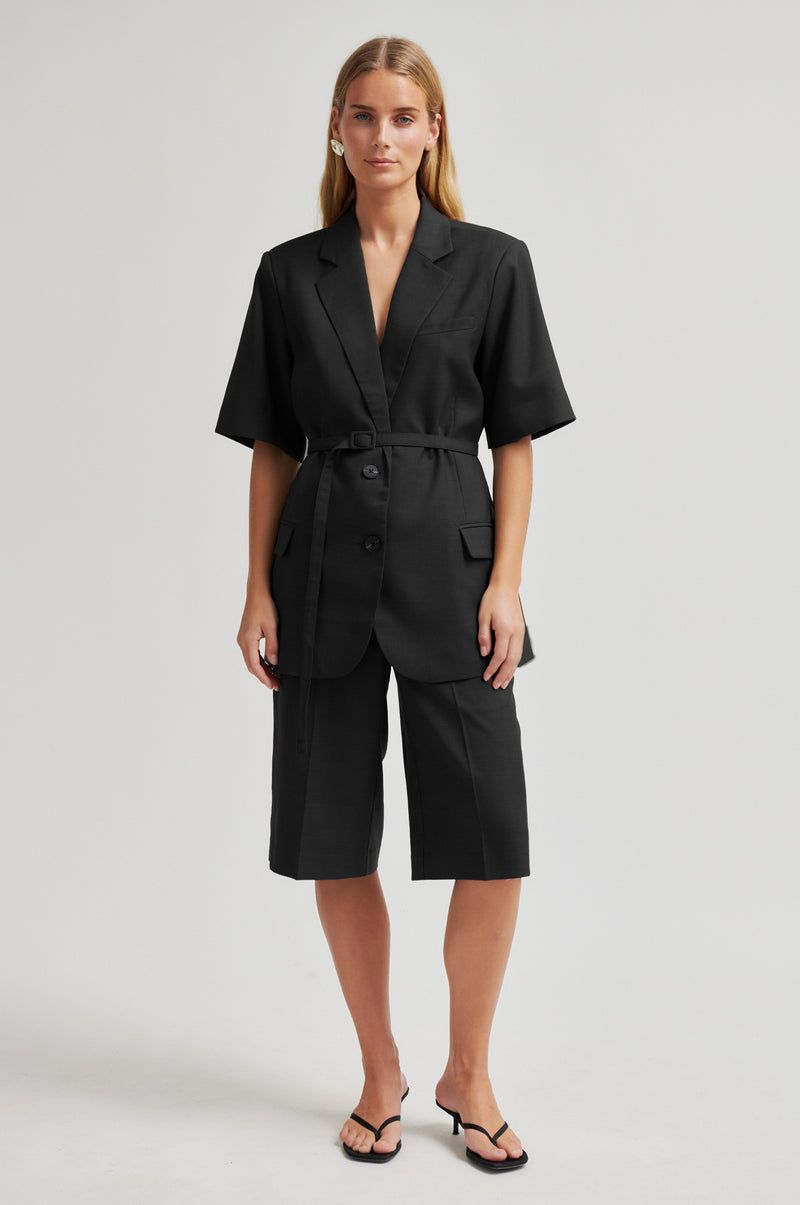 Sharo Long Shorts - Black