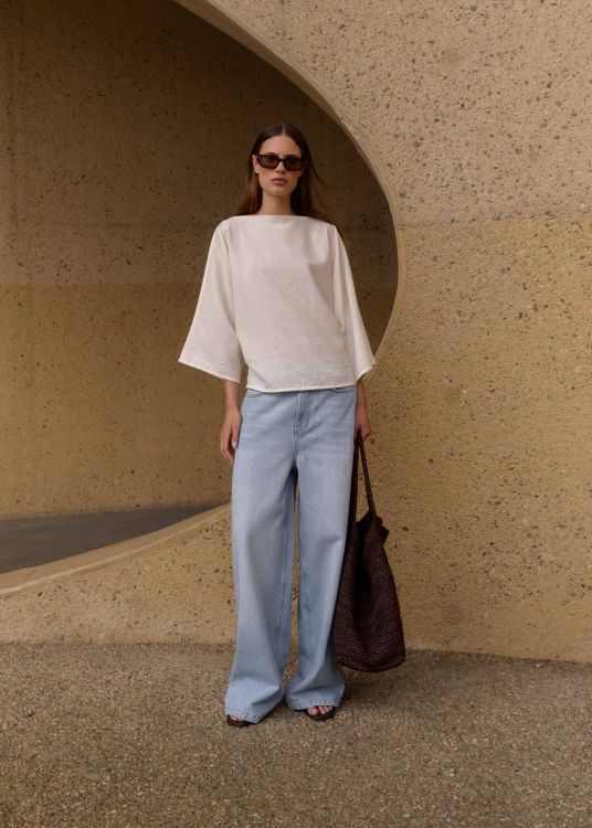 Bela’CL Linnen Blouse - Off White